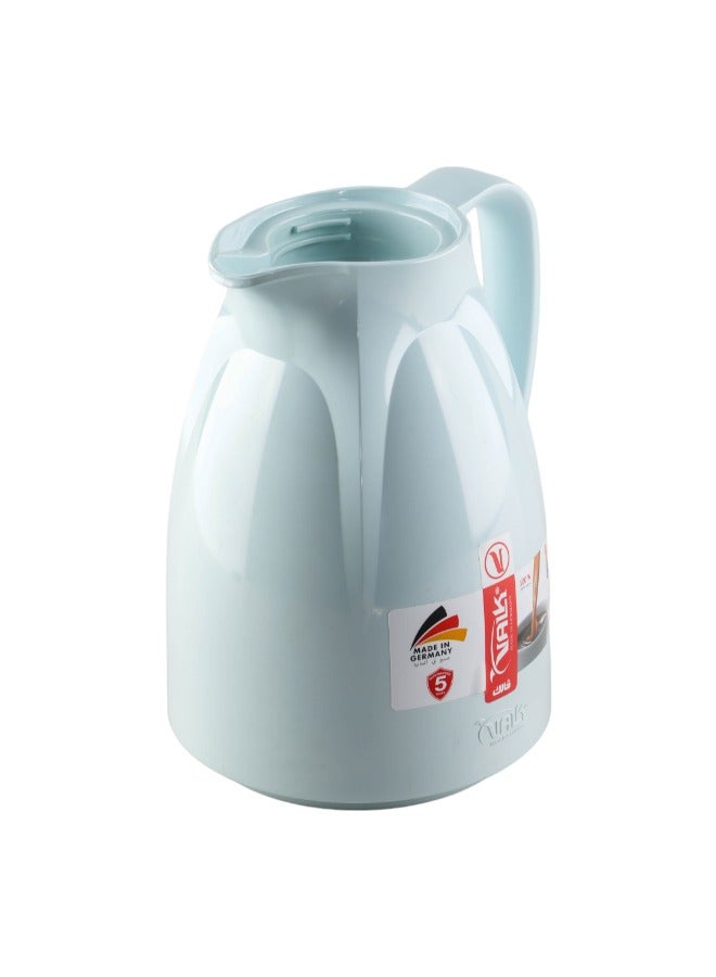 VALK GERMAN Vacuum Flask With Double Wall Glass 1.0 Liter Wide Mouth With Anti-Leakage Made in Germany - Image 5